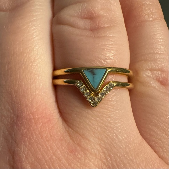 Fossil Size 8 Stackable Rings - Picture 2 of 4